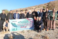 اجرای طرح مردمی کاشت یک میلیارد نهال  در شهرستان ثلاث‌باباجانی
